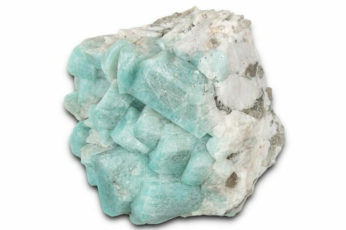 Teal Amazonite Crystal Cluster - Percenter Claim, Colorado #358639